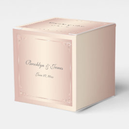 Cajas favoritas de bodas elegantes de Rubor