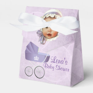 Cajas favoritas de carpas para bebés púrpura y car