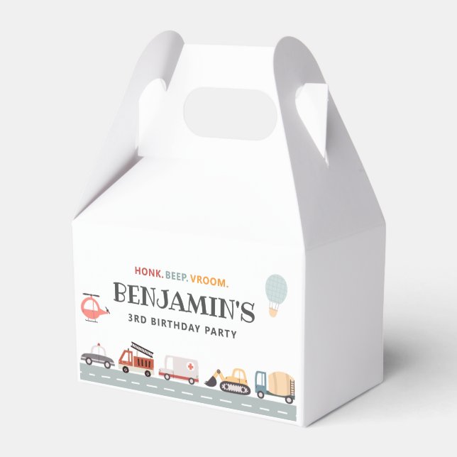 Cajas favoritas de cumpleaños para transporte mode (Front Side)