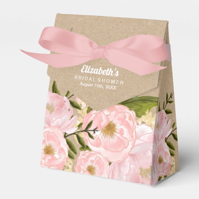 Cajas favoritas de ducha para novias de los peones (Front Side)