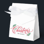 Cajas favoritas de fiestas de feriado de las ramas<br><div class="desc">¡Gracias a sus invitados con cajas de favores elegantes y personalizadas! Todos los colores de texto y fondo son completamente editables. Haga clic en el botón "Personalizar" para más personalizares o póngase en contacto con nosotros si necesita ayuda con la personalización. Para encontrar artículos y diseños más elegantes, visite nuestro...</div>