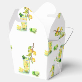 Cajas favoritas de la fiesta de la bebida de limón