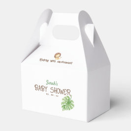Cajas favoritas de la jungla de Baby Shower Safari