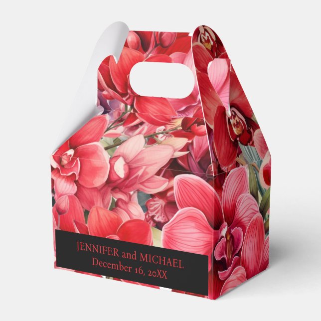 Cajas Favoritas de las Acuarelas de las orquídeas  (Front Side)