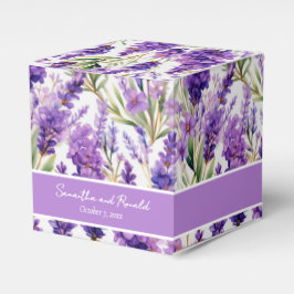 Cajas Favoritas De Las Flores De Lavanda De Color 