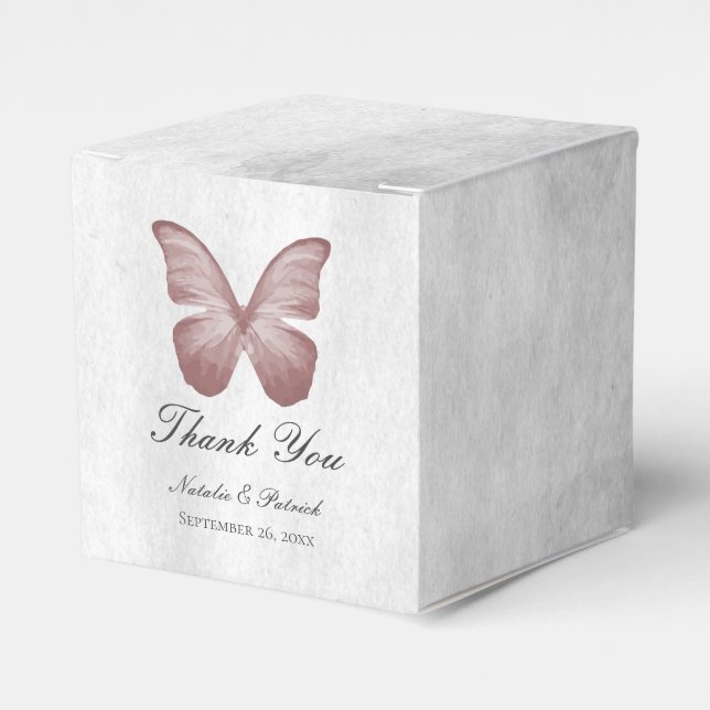 Cajas favoritas de mariposa rosa (Costado Anverso)