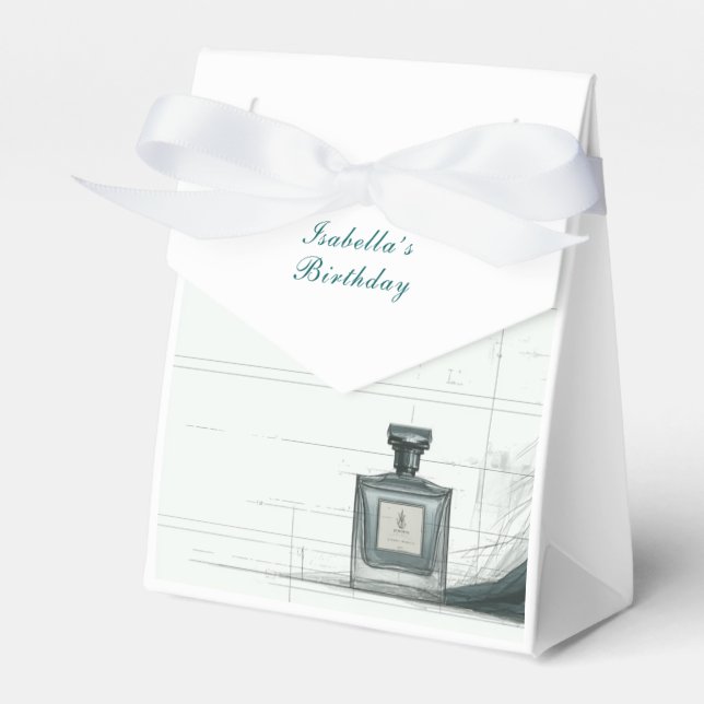 Cajas favoritas de moda elegantes - Perfume y bata (Front Side)