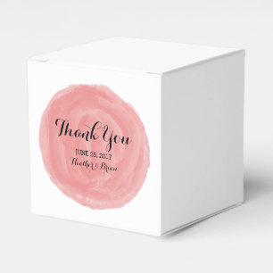 Cajas favoritas de nudo de color rojo redondo