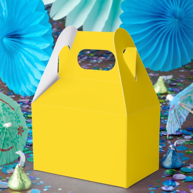 Cajas favoritas de oro personalizadas - Gable 4x2. (Fiesta)