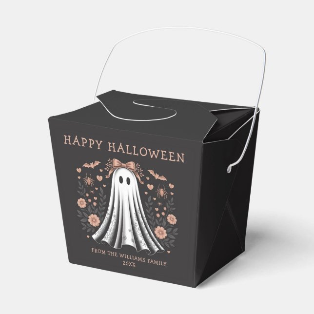 Cajas favoritas de Personalizado fantasma Cute Hap (Front Side)