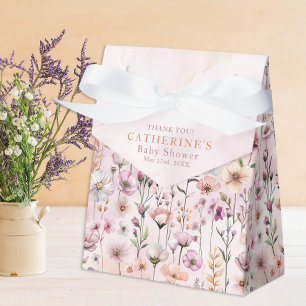 Cajas favoritas de Rubor Pink Wildflower Baby Show