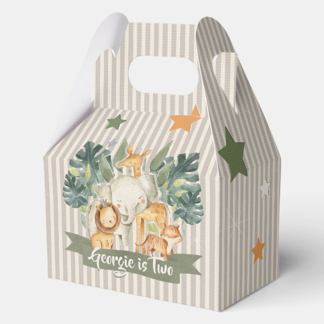 Cajas favoritas de Safari de selva de color 🌿 🦁 (Anverso)