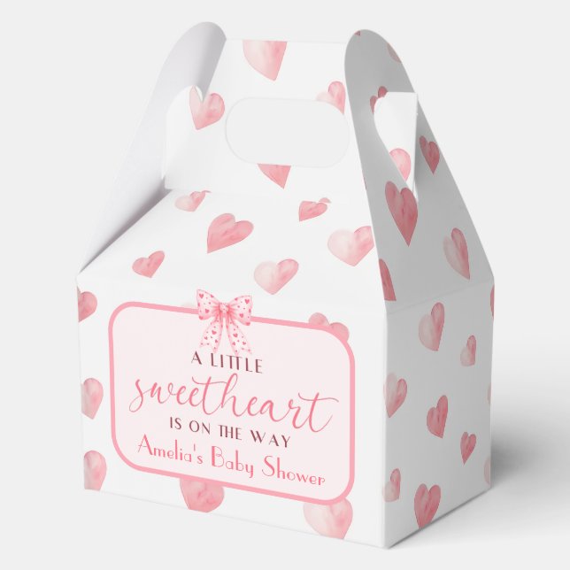 Cajas favoritas de San Valentín de Baby Shower (Anverso)