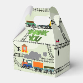 Cajas favoritas de trenes y pistas para niños