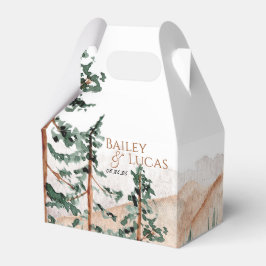 Cajas favoritas de vista de montaña