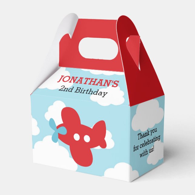 Cajas favoritas del avión (azul y rojo) (Front Side)