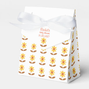 Cajas favoritas del tema del girasol de Baby Showe