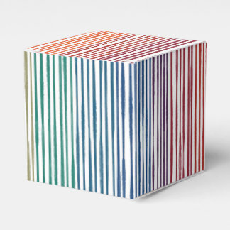 Cajas favoritas Estampado de arcoiris de color de
