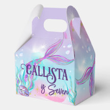 Cajas Fiestas Temáticas de Sirena encantadoras