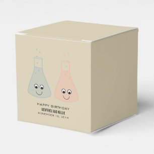Cajas lindas del favor del cumpleaños de la