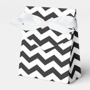 Cajas modernas de regalos de fiesta con Chevron en