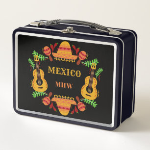 Cajas para almorzar en monograma personalizado de
