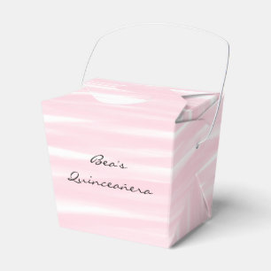 Cajas para llevar de "rosadas" ruborización del
