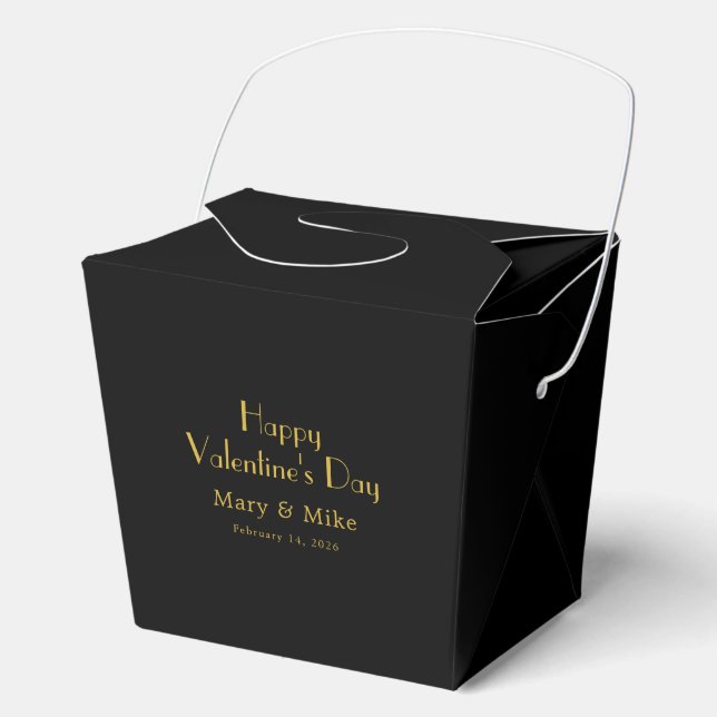 Cajas para llevar personalizadas para el día de Sa (Anverso)