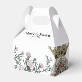 Cajas para Recuerdos de Boda con Diseño Floral Bla