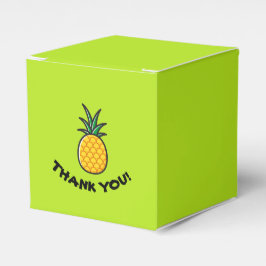 Cajas personalizadas de piña para detalles tropica