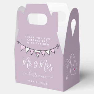 Cajas preferidas de bodas de lujo para invitados