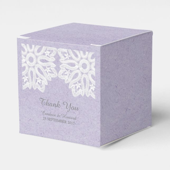Cajas Purple Elegant Lace Favx (Costado Anverso)