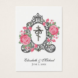 Cajas sagradas de Boda bizantino ortodoxo de la co