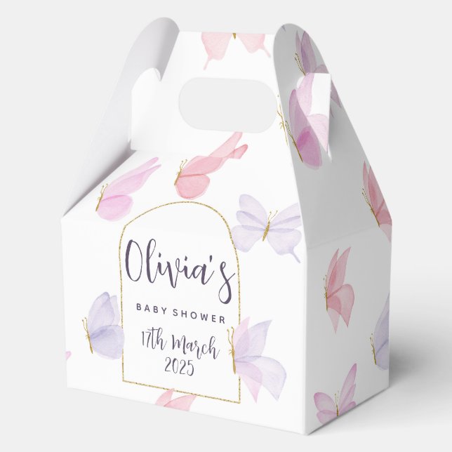 Cajas Temáticas de Fiesta de Mariposas (Anverso)