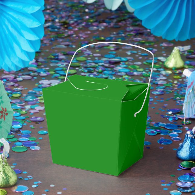 Cajas Verdes Personalizadas para Favor – 2x2x2.75 (Fiesta)