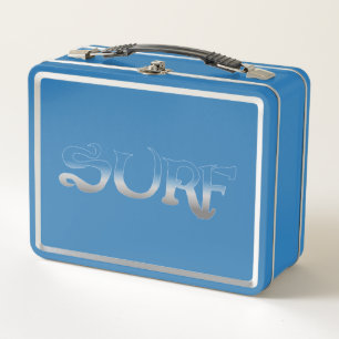 Cajón azul surfista
