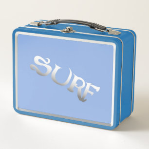 Cajón azul surfista