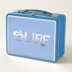 Cajón azul surfista