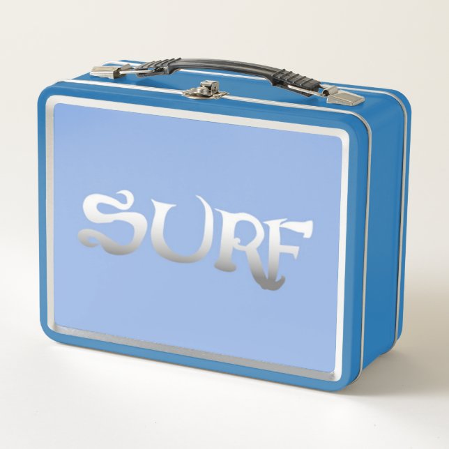 Cajón azul surfista (Anverso)