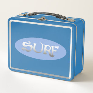 Cajón azul surfista
