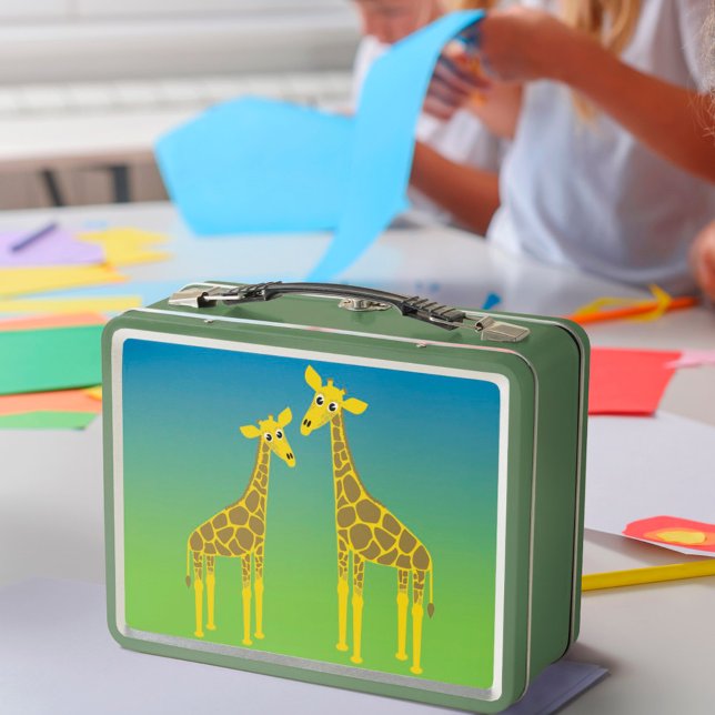 Cajón de almuerzo Feliz Giraffe Herd (Subido por el creador)