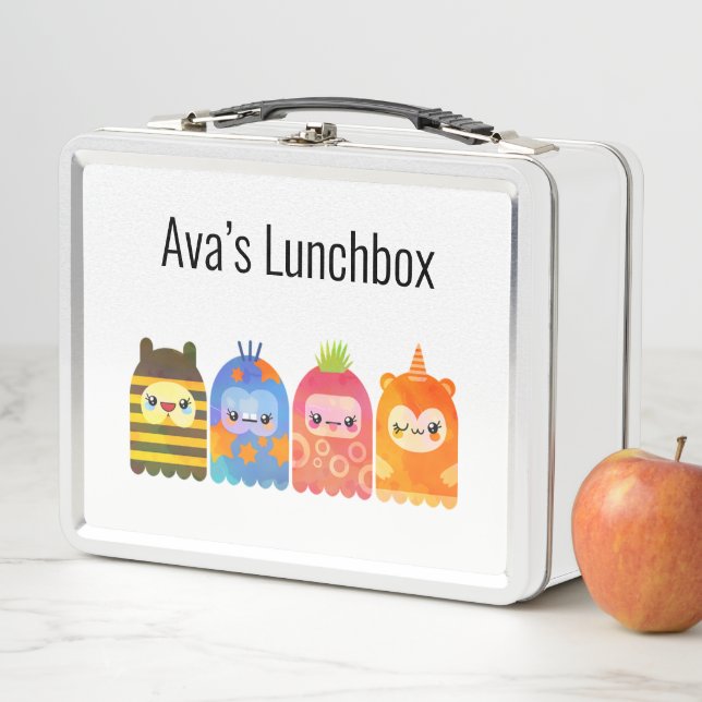 Cajón de almuerzo lindo personalizado (In situ)