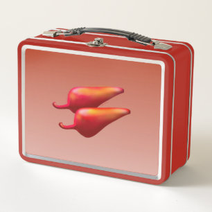 Cajón rojo de Chili Peppers