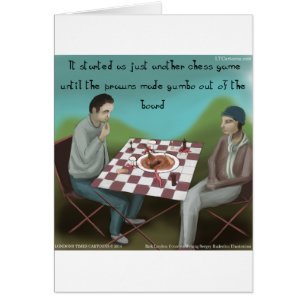 Cajun Chess Funny Personalizado