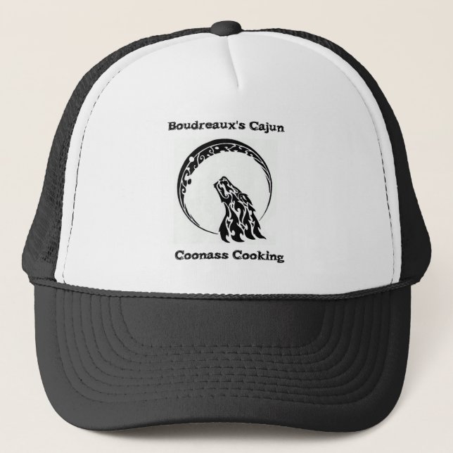 Cajun Coonass de Boudreaux que cocina el gorra del (Anverso)