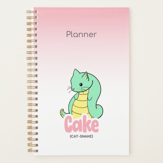 Cake (Cat + Snake) Pink Agenda (Anverso)
