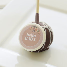 Cake Pop, Hello Baby, Boho Baby Shower