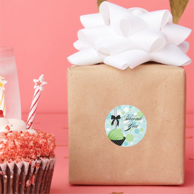 Cake Pops Panadería Gracias Sellos De Caja (Fiesta)