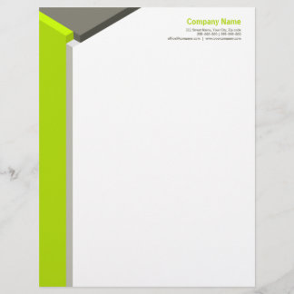 cal del cubo 3D/papel con membrete gris