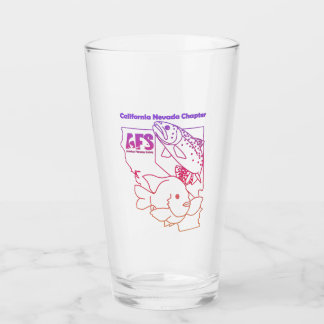 Cal-Neva AFS Tumbler de vidrio rosa y morado